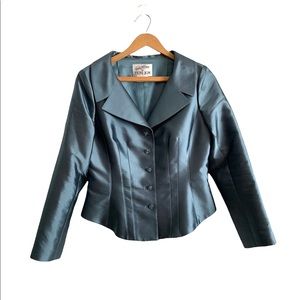 Rickie Freeman for Teri Jon Blue Blazer Size 10